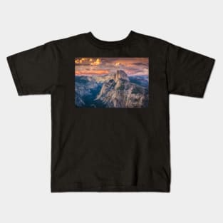 Half Dome from Glacier Point, Yosemite National Park Kids T-Shirt